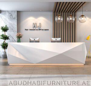 Best Custom Wooden Office Receptions in Abu Dhabi